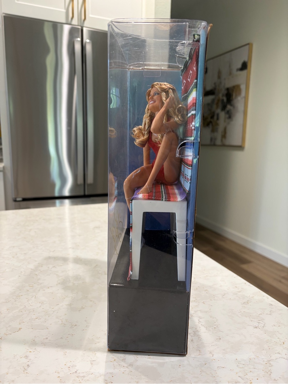 Barbie Collector Farrah Fawcett
Black Label Doll 2010 Red Swimsuit
Poster New - Picture 4 of 13